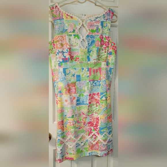 Lilly Pulitzer State of Mind Adeson Dress Size 4. In excellent condition! - Picture 6 of 7